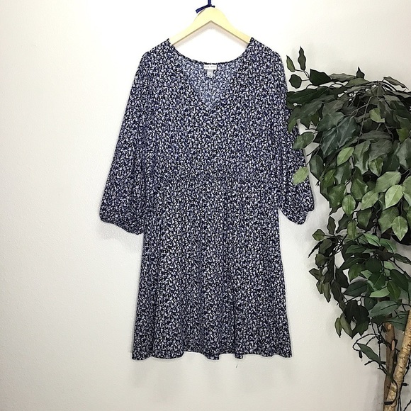 Ava & Viv Dresses & Skirts - PLUS Ava & Viv Blue Floral Dress